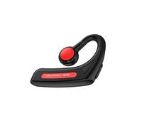 QUXVUIS Outdoor Bone Conduction Headphones for Cycling and Jogging Sweatproof and Lightweight, Black and Red, 2.64x2.05x0.39 Inch