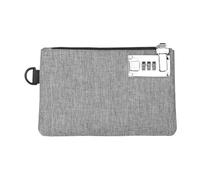 QUXVUIS Outdoor Item Storage Bag Travelers and Adventurers Etc Anti-Theft Portable Wallet Wallet Password Lock Wallets for Women, Grey