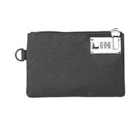QUXVUIS Outdoor Item Storage Bag Travelers and Adventurers Etc Anti-Theft Portable Wallet Wallet Password Lock Wallets for Women, Black