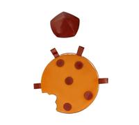 QUXVUIS Outfits Pretend Play Costumes Stage Performance Encourage Social Interaction And Role Play Among Kids Chocolate Chip Cookies Costumes For Kids Jumpsuit