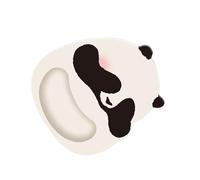 QUXVUIS Panda mouse pad, with wrist guard personalized comfortable memory foam suitable computers, PU base mouse pad, to ease pain