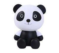 QUXVUIS Panda Statue Figurine Money Saving Box Easy To Versatile Decor For Home Office Dining Area Panda Coinbank Can Hold Up