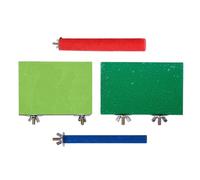 QUXVUIS Parrot Bird Perches For Conures Stand Platform Essential For Small Birds Safe Natural Wood Advantage And Sure To Joy To Both And Pet Bird. Parakeet Cockatiels Parrot Perch Cage Accessories