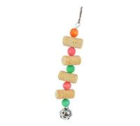 QUXVUIS Parrot Cork Bite String Chewing Toy Durable Size For Pet Birds To Enjoy Playtime And Beak Exercise Satisfy Chewing Habits Parrot Rope Birdcage Toy Standing Toys