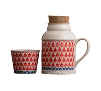 QUXVUIS Peach Jade Portable 500ml Anti-Scald Tea Organic Peach Insulated Travel Stash Flavored Tea Insulation for Home, 2, 11.7 * 11.7 * 16CM