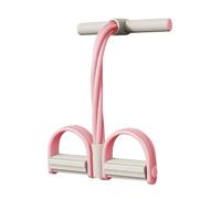 QUXVUIS Pedal Resistance Band Elastic Pull Rope Multifunction Fitness Equipment Built To Endure Extensive Easy To Store Multifunction Yoga Tension Rope Fitness Equipment, Pink, 48x26cm