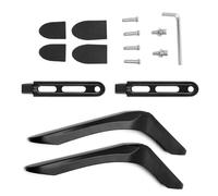 QUXVUIS Pedestal Stand For TV With Padded Base Scratch-proof Is TV Stand Solution For Flat Panel Aluminum Alloy Screen