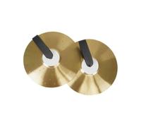 QUXVUIS Percussion Alloy Crash Cymbal Sound And Easy For Musicians Wanting To Improve Skills Emphasis On Bass Effect Enhances Performance. MultifunctionMute Cymbal Is Suitable, Golden, 14 inch