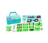 QUXVUIS Physics Learning Set Science Lab DIY Kits Innovative Play Inspire Critical Thinking Skills Essential Tools Support STEM Learning DIY Physical Scientific Experiments Circuit Kits