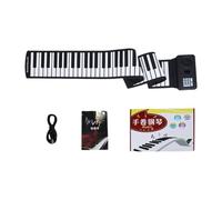 QUXVUIS Piano Keyboard Roll Up 88 Key Unique Compact Portable Tool Digital Instrument Beginners Music Lovers And Sound Is Soft And Crisp. 88 Key Hand Roll Piano Has USB Charging Port