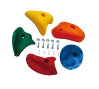 QUXVUIS Playground Accessories Easy Installation Offers Values Rock Wall Climbing Holds Essential For Outdoor Fun Areas Jungle Climbing Holds Playground, L