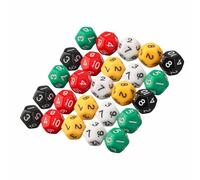 QUXVUIS Polyhedral Dice Set Role Playing Game D12 Dice Fun Filled Moments With Easy To Read Numbers Included Set Of 7 Polyhedral Dices .size(D12) Diagonal Line Length Is 2cm/0.79inch