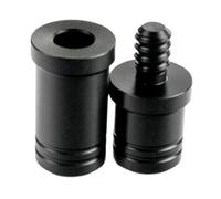 QUXVUIS Pool Cue Joint Protectors Smooth Face Effective Billiard Cue Protects Both Shaft And Joint Threads And Will Not Come Loose.Good Accessories For, Black, 22x61mm