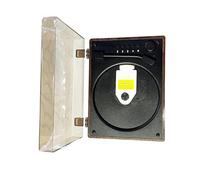 QUXVUIS Portable Cd Player Bluetooth Compatible With Various Audio Formats Remote Control Switching And Button Control ABS, Walnut color