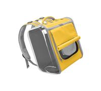 QUXVUIS Portable Dog Backpack for Walking Lightweight and Convenient Suitable for Dogs Below 6kg and Cats Below 9kg, Yellow, 36 x 30 x 40cm