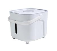 QUXVUIS Portable Dog Food Storage Container Designed Large Diameter Making Access Quick And Efficient While Keeping Food Fresh Cat Bin Container With Lid Dog, L