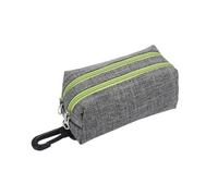 QUXVUIS Portable Dog Waste Bag Holder For Pet Waste Management Beautiful Appearance OxfordCloth Poop PocketDispenser Dog Poop, Grey green