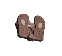 QUXVUIS Portable Fitness Stepper Foot Exercise Equipment Mini Leg Stepper Machine Calf Strher For Staying Active Foot Machine Mini Stair, brown, 23.5x21.5x11.5cm
