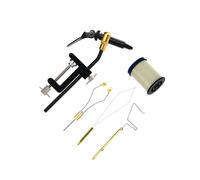 QUXVUIS Portable Fly Tying Vise Fishing Equipment Complete Set Includes Fly Tying Tools for Beginners and Professionals Bobbin Thread Holder Bobbin Holder, White