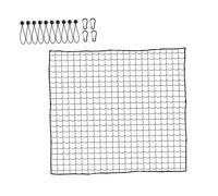 QUXVUIS Portable Golf Ball Hitting Net All-Encompassing Training Sessions Golf Practicing Barrier Net With Easy Storage Training Tool Chipping Pitching Accessories, Black, 2metersx2meters