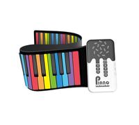 QUXVUIS Portable Hand Roll Piano 49 Keys Roll Up Piano Fun Interactive Gift For Engaging Musical Experience Which Is Compacct And Portable. 49 Keys Up Travel