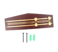 QUXVUIS Portable Keeper Home Supplies Tabletop Games Snooker Scoreboard Includes Durable Scorekeeping Accessories Shuffleboard Mounted Scoreboard Wood Score Keeper, Red, 43x14cm