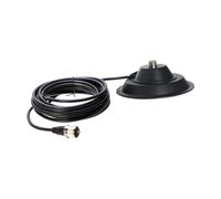 QUXVUIS Portable Magnetic Mount Base With 5m RG58 Coaxial Cable Easy To With Various Mobile Radio Antenna Types Car Bus Taxi Truck Mobile Radio Antenna Base Mount 12cm SO239 Interface Waterproof