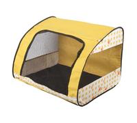 QUXVUIS Portable Pets Play Tent Foldable Cats Pen Tents Providing And Ample Space For Beloved Pets To Making Convenient For Storage. Portable Play Tent Large Space Cats Nursery, yellow, M