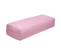 QUXVUIS Portable Rectangular Yoga Bolster Pillow Skin-Friendly Comfort For Convenient Practice Improving Effectiveness Yoga Bolster Pillow For Legs, Pink, 70x24x14cm