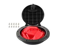 QUXVUIS Portable Round Kayak Deck Inspection Cover Easy To Set Up Durable For Long-Term DesignSpecial Red Waterproof Bag For Storage Inflatable Boat Canoe Fishing Rigging Sailing Lid
