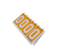 QUXVUIS Portable Tabletop Scoreboard Scorekeeper With Multifunctional Sports Scoreboard Versatile For Various Sports Activities 4 Digit Portable Tabletop Score Keeper, Yellow, 355x160mm