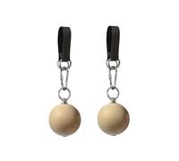 QUXVUIS Power Grip Ball Effective Adjustable Grip Enhancer Training Sessions To Boost Endurance And Improve Strength Arm Back Muscle Training Straps Climbing Ball, 1 Pair, Dia 10cm