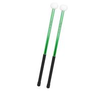 QUXVUIS Practice Drum Sticks Sturdy Alloy Accs Playing Timpani Mallets Set Essential Kit For Serious Musicians And Beginners Alike Drum Timpani Mallets Set, green, 39.7x3.6x1.5cm