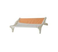 QUXVUIS Premium Cat Window Perch Wood Frame Shelf Window Chair Hanging Bed Hammock Cozy and Durable, Orange