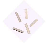 QUXVUIS Premium Electric Guitar Nut Slotted 4-String Bass Saddle Nut Set Accessory For Serious Musicians Convenient MaterialPlastic (L X W X T) Approx. 42 6 9mm