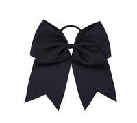 QUXVUIS Premium Hair Scrunchies Multiple Colors Available Wide Applications Polyester Bow Hair Scrunchies Bow Bobbles, 4