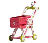 QUXVUIS Pretend Play Grocery Cart Encouraging Young Children To And Learn About Grocery Shopping Through Playful Interaction Wheels Cover Pretend Kids Baby Kitchen Food Play