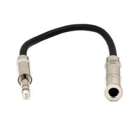 QUXVUIS Pro 35mm Stereo Connector Cable Ensures Reliable Signal Transmission With High Grade Twin Cable 6.35mm TRS Socket Female To 6. Male Plug Audio Leads For