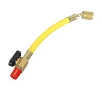 QUXVUIS Professional Performance AC Manifold Gauge Set With Hoses Couplers And Diagnostic Solutions For Car Air Conditioning Auto Car Air Conditioning Manifold Gauge Set