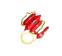 QUXVUIS Pulling Type Firefighter Backpack Water Toy Engaging For Kids Summer Water Play In Backyard Beach Or Pool Backpack Squirt Toy Garden Pool Firefighter For Kids