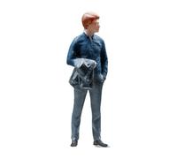 QUXVUIS Realistic 164 Scale Tiny People Figurines Men Figure Model Miniature Photography Props And Stunning Displays Realistic 1/64 Gentleman Figure Tiny, Blue, 2.8cm