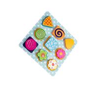 QUXVUIS Realistic Toy Food Sets Encourage Children To And Learn Through Engaging Pretend Play Kitchen Experiences Pretend Play Kitchen Accessories Playset , cookies , 22.5x22.5cm