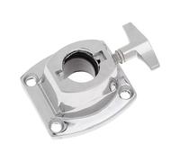 QUXVUIS Reliable Drum Holder Base Plate Alloy Replacement Sturdy Tom Cymbal Holder Clamp Simple Installation For Drummers Alloy Drum Base Plate Universal