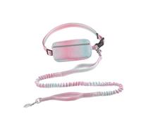 QUXVUIS Retractable Bungee Waist Leash Adjustable Training And Walking Of Small Or Large Dogs Pet Running Leash Allows To Hands Free While Keeping Pet Close Waist Belt Dog Reflective Running Traction