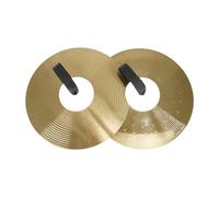 QUXVUIS Rhythm Beat Percussion Instrument Dance School Stage Activities With Lightweight Alloy Cymbals Which Is Light And Strong. Band Cymbals Have Traditional Appearance And, Golden, 200mm