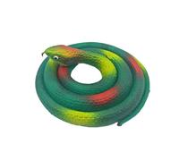 QUXVUIS Rubber Snakes Novelty Toys with Realistic Design Creepy Accessories Terrifying Animal Supplies to Scare Birds Garden Props , 80cm dark green 1