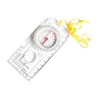 QUXVUIS Ruler Map Scale Compass Camping Tools Compact Size Multifunctional Shockproof Survival Accessories Accuracy Outdoor Tool