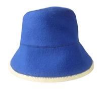 QUXVUIS Sauna Hat Lightweight Wool Felt Considerate for Head While Spa Relaxing Light Allows to Wear Without Noticing Have Something On Head Whilst. MATERIALMade of Wool Felt, Blue