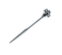 QUXVUIS Scaffold Spanner Ratchet Podger Ratcheting Socket Wrench Tool with Efficient Construction Sites Ratcheting to Work with Bolts Fast and Easy. Scaffolding Ratchet Podger, Silver, 19-22mm