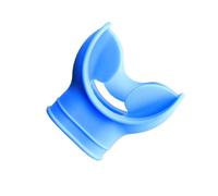 QUXVUIS Scuba Diving Regulator Mouthpiece Universal Silicone Soft Comfortable Replacement Easy To Install For All Divers Scuba Diving Regulator Mouthpiece Comfort Bite, Blue, 5.12x5.39cm